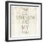 Strength-Milli Villa-Framed Art Print