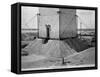 Strengthening the Foundation of Washington Monument-null-Framed Stretched Canvas