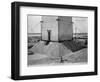 Strengthening the Foundation of Washington Monument-null-Framed Photographic Print