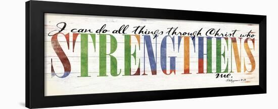 Strengthens-Jace Grey-Framed Art Print