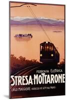 Stresa-Mottarone Poster-null-Mounted Giclee Print