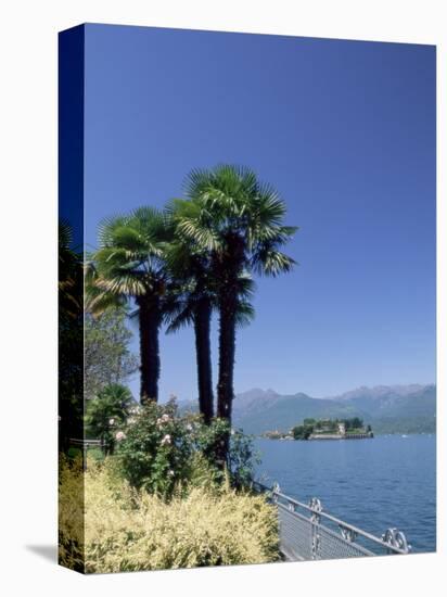 Stresa, with Isola Bella in Background, Lake Maggiore, Piemonte (Piedmont), Italy, Europe-Sergio Pitamitz-Stretched Canvas