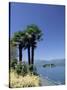 Stresa, with Isola Bella in Background, Lake Maggiore, Piemonte (Piedmont), Italy, Europe-Sergio Pitamitz-Stretched Canvas