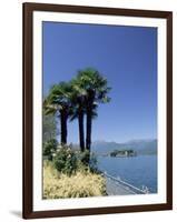 Stresa, with Isola Bella in Background, Lake Maggiore, Piemonte (Piedmont), Italy, Europe-Sergio Pitamitz-Framed Photographic Print