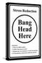Stress Reduction Bang Head Here-null-Stretched Canvas
