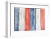 Stressed Wooden Boards Painted Red, White and Blue for Patriotic Concept of United States of Americ-tab62-Framed Photographic Print