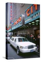 Stretch Limousine in New York-null-Stretched Canvas