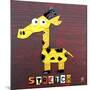 Stretch the Giraffe-Design Turnpike-Mounted Giclee Print