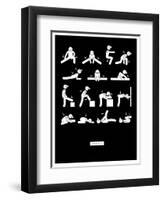 #Stretch-null-Framed Art Print