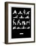 #Stretch-null-Framed Art Print