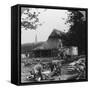 Stretcher Bearers Caring for Wounded at an Improvised First Aid Post, World War I, C1914-C1918-null-Framed Stretched Canvas