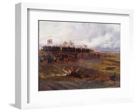 Stretcher-Bearers on the Battlefield During the Siege of Paris-Jean-Baptiste Edouard Detaille-Framed Giclee Print