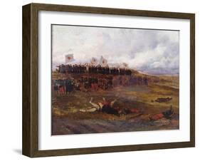 Stretcher-Bearers on the Battlefield During the Siege of Paris-Jean-Baptiste Edouard Detaille-Framed Giclee Print