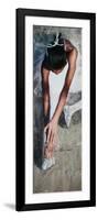 Stretching Ballerina-Richard Wilson-Framed Art Print