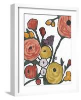 Stretching Blooms II-Annie Warren-Framed Art Print