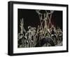 Strettweg Chariot, A Goddess in the Center is Surrounded by Several Men and Women (Deities?)-null-Framed Giclee Print