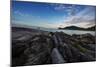 Striated Rocks at Camburi Beach at Sunrise-Alex Saberi-Mounted Photographic Print