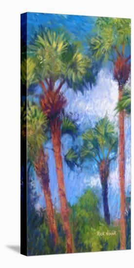 Strictly Palms 08-Rick Novak-Stretched Canvas