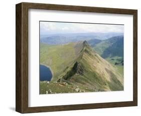 Striding Edge, Helvellyn, Lake District National Park, Cumbria, England, United Kingdom-Lee Frost-Framed Photographic Print