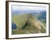 Striding Edge, Helvellyn, Lake District National Park, Cumbria, England, United Kingdom-Lee Frost-Framed Photographic Print