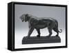 Striding Tiger, Modeled before 1874; Cast Later (Bronze)-Antoine Louis Barye-Framed Stretched Canvas