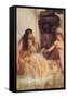Strigils and Sponges-Sir Lawrence Alma-Tadema-Framed Stretched Canvas