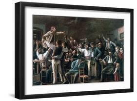 Strike, 1895-Mihaly Munkacsy-Framed Giclee Print