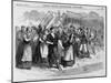 Strike of Coal-Miners at Washingtonville, Ohio Illustration Published in Frank Leslie's Illustrated-null-Mounted Giclee Print
