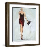 Strike The pose-Joyce Fournier-Framed Art Print