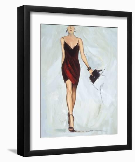 Strike The pose-Joyce Fournier-Framed Art Print