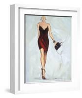 Strike The pose-Joyce Fournier-Framed Art Print