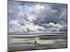 Strikes at Low Tide, Looking towards Avranche, 1880 (Oil on Canvas)-Emmanuel Lansyer-Mounted Giclee Print