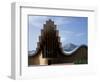 Striking Architecture of Ysios Winery Mirrors Limestone Mountains of Sierra De Cantabria Behind-John Warburton-lee-Framed Photographic Print