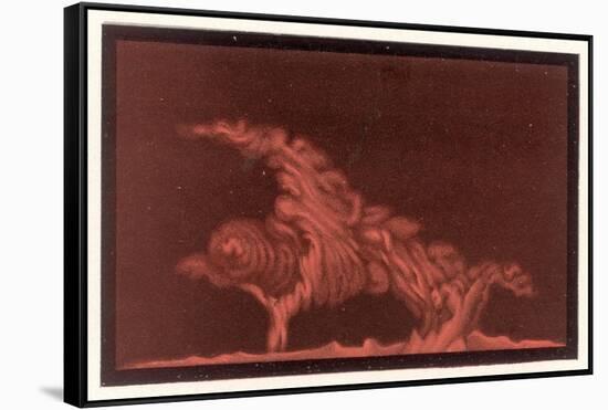 Striking Display of Solar Flares-Littrow Wunder-Framed Stretched Canvas