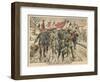 Striking French Miners Process Through the Pas De Calais-null-Framed Photographic Print