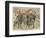 Striking French Miners Process Through the Pas De Calais-null-Framed Photographic Print