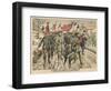 Striking French Miners Process Through the Pas De Calais-null-Framed Photographic Print