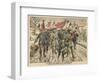 Striking French Miners Process Through the Pas De Calais-null-Framed Photographic Print