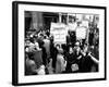 Striking Members of the International Lady Garment Workers Union (Ilgwu) Picket on 7th Ave.-null-Framed Photographic Print