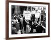 Striking Members of the International Lady Garment Workers Union (Ilgwu) Picket on 7th Ave.-null-Framed Photographic Print