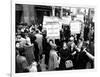 Striking Members of the International Lady Garment Workers Union (Ilgwu) Picket on 7th Ave.-null-Framed Photographic Print