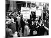 Striking Members of the International Lady Garment Workers Union (Ilgwu) Picket on 7th Ave.-null-Mounted Photographic Print