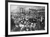 Striking Putilov Workers on the First Day of the February Revolution, St Petersburg, Russia, 1917-null-Framed Giclee Print