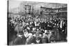 Striking Putilov Workers on the First Day of the February Revolution, St Petersburg, Russia, 1917-null-Stretched Canvas