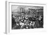 Striking Putilov Workers on the First Day of the February Revolution, St Petersburg, Russia, 1917-null-Framed Giclee Print
