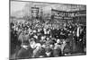 Striking Putilov Workers on the First Day of the February Revolution, St Petersburg, Russia, 1917-null-Mounted Giclee Print