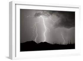 Striking Symmetry II BW-Douglas Taylor-Framed Photographic Print