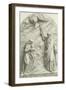 Striking the Rock-Joseph Durham-Framed Giclee Print