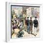 Striking Workers on Parade in the U.S., Late 1800s-null-Framed Giclee Print