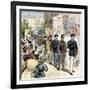 Striking Workers on Parade in the U.S., Late 1800s-null-Framed Giclee Print